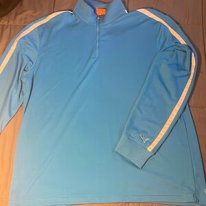 Puma Running pullover 1/4th Zip Breathable Size: XL